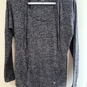 Old Navy Gray hooded Women's Top